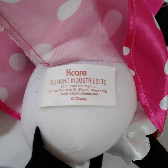 Minnie Mouse Polka Dot Dress Stuffed Plush Animal - Picture 3 of 3
